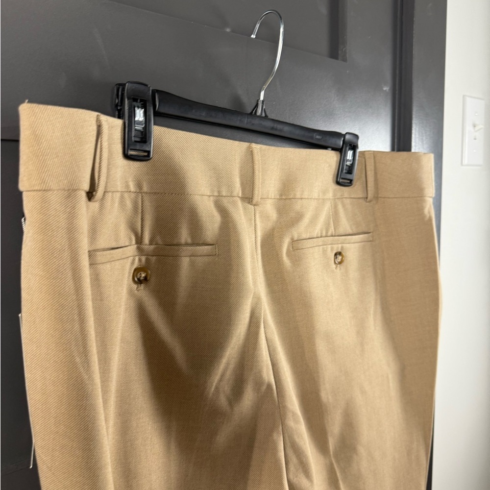 LOFT Tailored Tan Trousers Women’s 16S Office NWT! - Picture 9 of 10